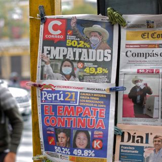 Pedro Castillo adelanta a Keiko Fujimori en la carrera por la Presidencia de Perú