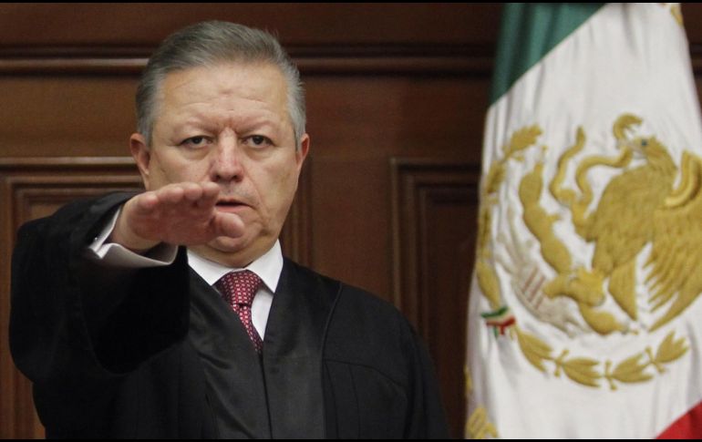 Zaldívar reconoció que la ampliación de su mandato ha generado un ambiente de desconfianza. EFE / ARCHIVO