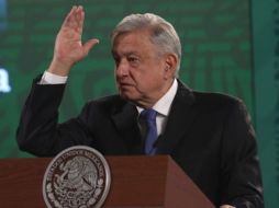 Agregó que como Presidente, tiene la obligación de informar, orientar y concientizar al pueblo. ''No es nada más administrar (...) cuando cambia la mentalidad de un pueblo, cambia todo'',  dice el Mandatario. SUN / ARCHIVO