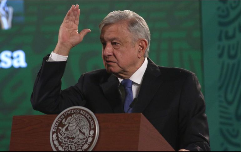 Agregó que como Presidente, tiene la obligación de informar, orientar y concientizar al pueblo. ''No es nada más administrar (...) cuando cambia la mentalidad de un pueblo, cambia todo'',  dice el Mandatario. SUN / ARCHIVO