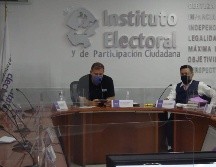La sesión de la Junta se declaró en receso hasta el jueves a las 10 de la mañana. TWITTER / @iepcjalisco