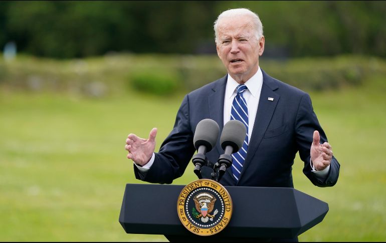 Joe Biden indicó que su gobierno ha adoptado esta medida porque es ''su responsabilidad'' y tiene ''la obligación humanitaria'' de salvar todas las vidas que pueda. AP / P. Semansky