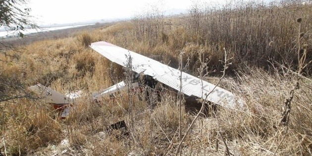 Desplome de helic&oacute;ptero entre Hidalgo y Edomex deja dos heridos