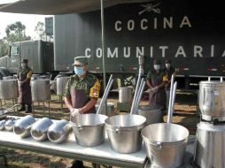 Las otras dos cocinas se enviaron a Tuxla Gutiérrez, en Chiapas, y a Mérida, Yucatán. ESPECIAL