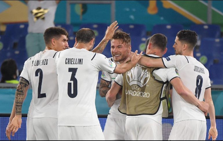 Contundente debut de la Selección de Italia. AFP / A. Lingria