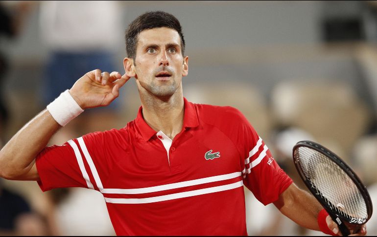 Djokovic disputará la final del Roland Garros. EFE / Y. Valat