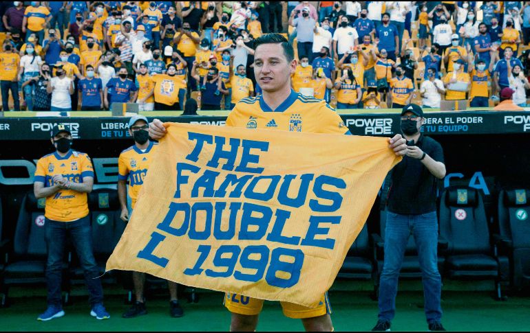 Florian Thauvin quiere emular a su paisano, André-Pierre Gignac. AFP/J. Aguilar