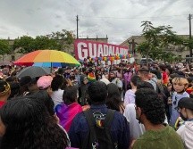 Los participantes se comenzaron a retirar debido a la lluvia que comenzó a caer en la zona. EL INFORMADOR
