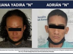 Fueron capturados e imputados la madre de todos los menores Yadira “N” y su pareja sentimental Adrián “N”; que es padre de dos de las víctimas. ESPECIAL