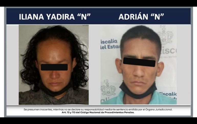 Fueron capturados e imputados la madre de todos los menores Yadira “N” y su pareja sentimental Adrián “N”; que es padre de dos de las víctimas. ESPECIAL