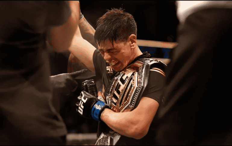 Recientemente, Brandon Moreno se convirtió en el primer campeón de la Ultimate Fighting Championship (UFC) nacido y criado en México. AFP / ARCHIVO