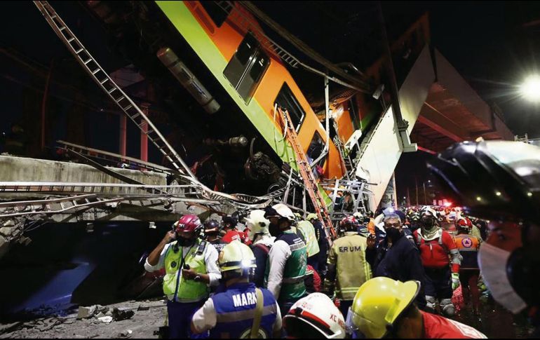 3 DE MAYO DE 2021. Una parte del Metro de la Ciudad de México colapsó con pasajeros a bordo. SUN