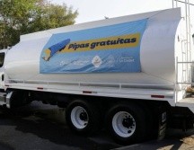 Si usted necesita agua de manera urgente, puede pedir una pipa a domicilio de manera gratuita. ESPECIAL