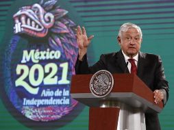 AMLO anunció este martes una serie de reformas constitucionales. EFE/J. Méndez