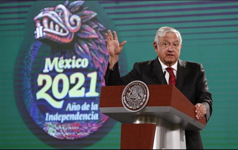 AMLO anunció este martes una serie de reformas constitucionales. EFE/J. Méndez
