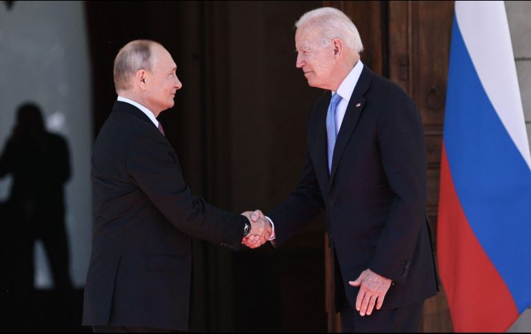 Desde su llegada al poder, Biden adoptó un tono firme con relación a Putin, a diferencia de su predecesor, Donald Trump. AFP / S. Bobylyov