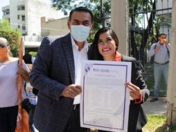 Los emecistas Salvador Zamora y Citlalli Amaya son oficialmente los ganadores de la elección en Tlajomulco y Tlaquepaque respectivamente. ESPECIAL