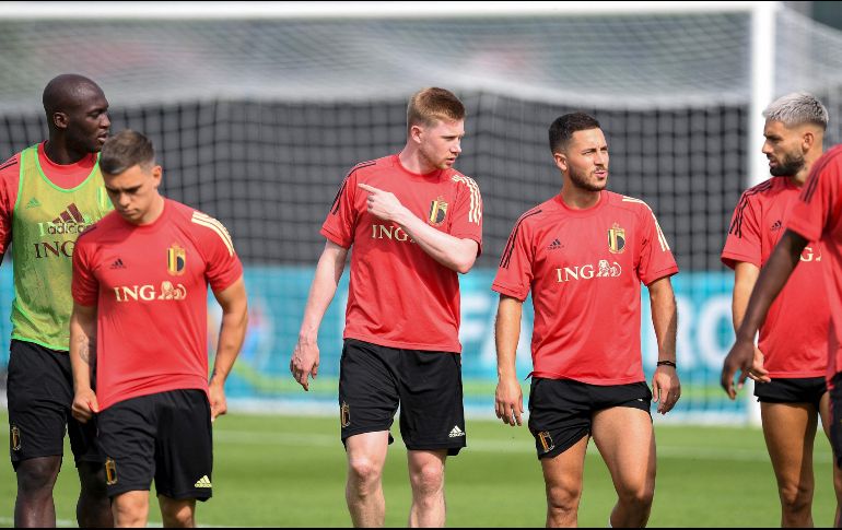 Selección de Bélgica. Los ''Diablos Rojos'' sellarán su billete a octavos en caso de victoria este jueves. AFP / J. Thys