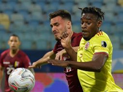 La Vinotinto dio dura pelea en Goiania en el inicio de la segunda fecha con un plantel integrado por 16 jugadores llamados de urgencia. AFP / N. Almeida