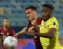 La Vinotinto dio dura pelea en Goiania en el inicio de la segunda fecha con un plantel integrado por 16 jugadores llamados de urgencia. AFP / N. Almeida