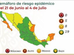 A pesar de que autoridades capitalinas aseguraron que la Ciudad de México permanecería en color verde, esto no fue así. ESPECIAL