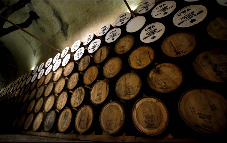 AÑEJAMIENTO. El tequila reposado es uno de los favoritos. AFP