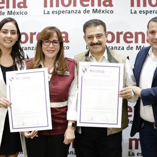 Morena entrega constancias de mayoría a diputados, alcaldes, síndicos y regidores electos de Jalisco
