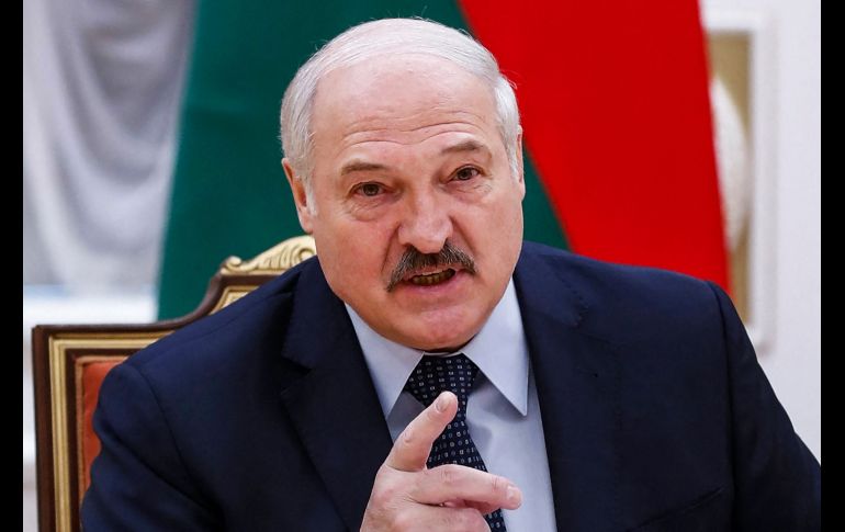 Lukashenko dio un discurso con motivo del 80º aniversario del inicio de la invasión nazi de la Unión Soviética. AFP/ARCHIVO