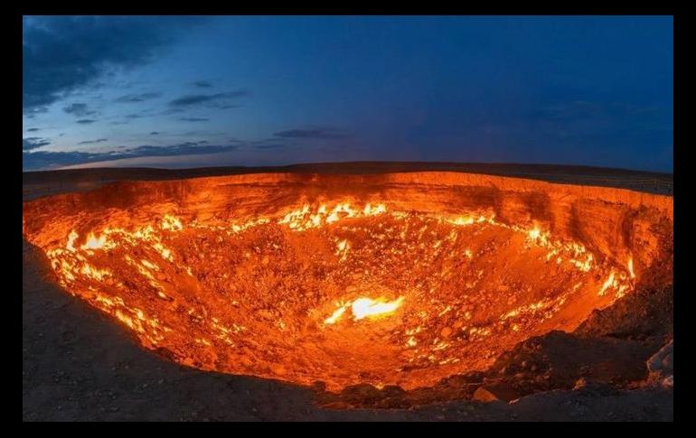 Mejor conocido como las puertas del infierno, o el fuego eterno. BBC
