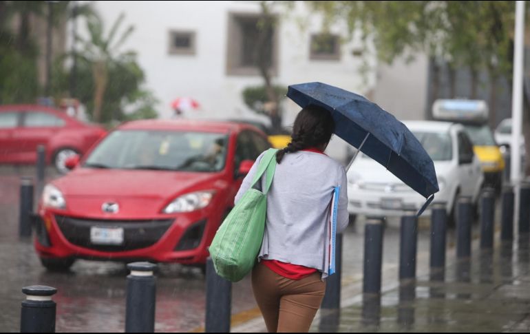El Servicio Meteorológico Nacional  prevé que las lluvias en Jalisco se presenten por la tarde y noche, mismas que podrían continuar por la madrugada y primeras horas de la mañana. EL INFORMADOR / ARCHIVO