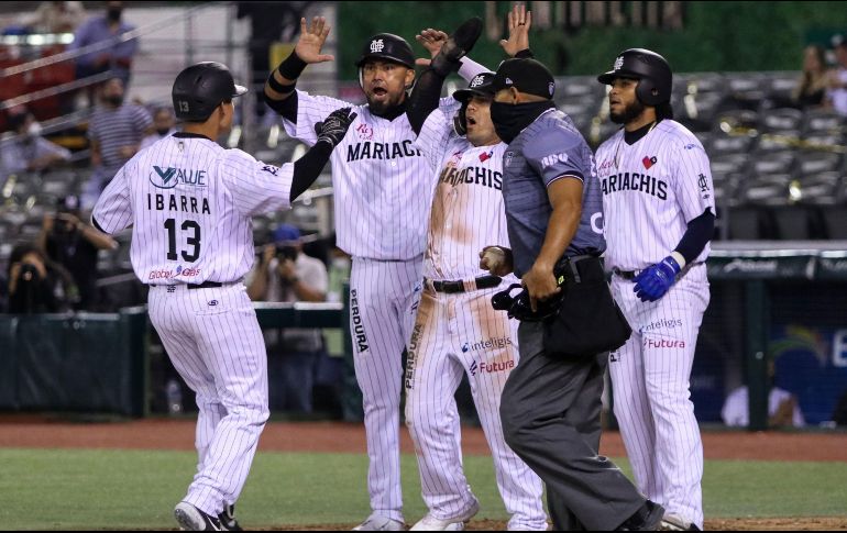 Los Mariachis se mantienen en la cima de la Liga Mexicana de Beisbol con récord de 21 triunfos y siete derrotas. IMAGO7/F. Meza