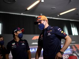 ''Todo va muy bien. A 'Checo' ya lo conocía de antes y ahora estoy muy contento de trabajar con él'', dice el holandés. AFP / C. Bruna