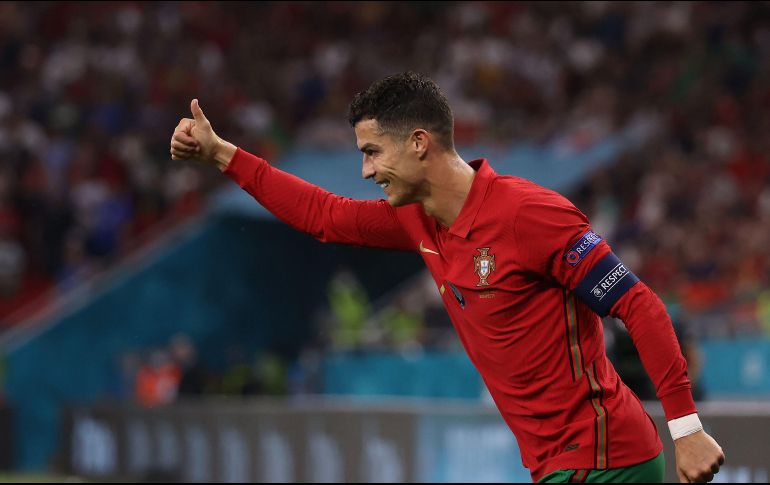 Portugal consiguió su pase a los octavos de final de la Eurocopa 2020 y Cristiano Ronaldo sigue rompiendo récords. AFP