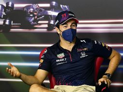 Sergio Pérez luce relajado tras los buenos resultados obtenidos. EFE/C. Bruna