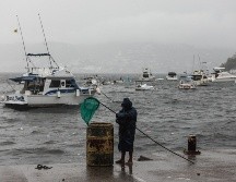 La tormenta “Enrique” se formó la madrugada de este viernes frente a las costas del estado de Guerrero. EFE / D. Guzmán
