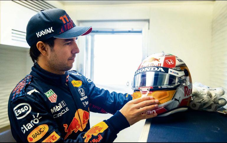 ENFOCADO. Pérez Mendoza sintió que no tuvo la mejor de las calificaciones ayer sobre el circuito de Austria, algo que buscará resarcir hoy en la carrera. RED BULL CONTENT POOL • M. Thompson