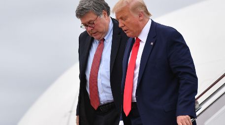 William Barr rompió con Trump tras las elecciones presidenciales de noviembre pasado, que ganó el demócrata Joe Biden. AFP/ARCHIVO