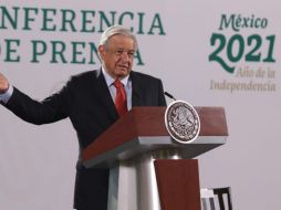 Por la mañana, Javier Corral, gobernador de Chihuahua, se reunió con el presidente López Obrador en el mismo recinto. SUN / ARCHIVO