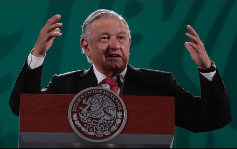 ''Imagínense autoridades enfrentadas, confrontadas, peleadas, pues no significa beneficio para el pueblo que es lo que debe de importarnos siempre, la gente'', dijo AMLO durante la mañanera. SUN / B. Fregoso