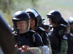 Elementos de la Guardia Nacional y del Ejército acudieron a la zona de la balacera. EFE/ARCHIVO