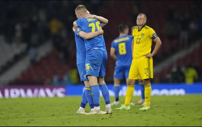 Ucrania muestra resultados positivos en su encuentro con Suecia. EFE/P. Josek