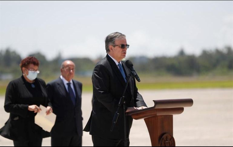 Ebrard reconoció que la reactivación total de la frontera entre México y EU no ocurrirá en el futuro inmediato. EFE/E. Biba
