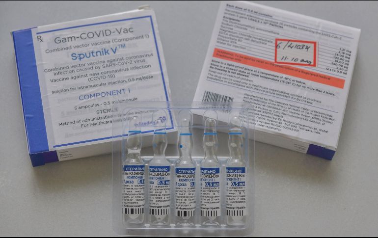 SPUTNIK V. Se han recibido 153 mil dosis en Guatemala. Reservaron 16 millones. AFP