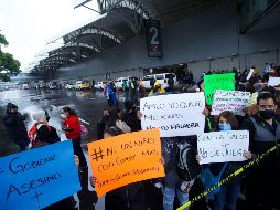 Los padres exigen la renuncia de López-Gatell por sus declaraciones de hace unos días en el sentido de que sus protestas iban en un sentido de golpe de Estado y por el desabasto de medicamentos oncológicos. SUN / RDB