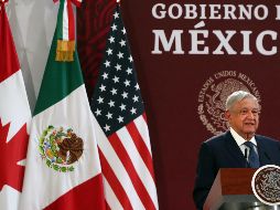 PACTO. El Presidente mexicano durante el acto de la firma del acuerdo. EFE