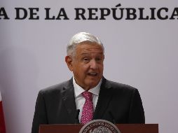 López Obrador presenta un informe de Gobierno al tercer año de su victoria electoral, en el Palacio Nacional de Ciudad de México. EFE/J. Méndez