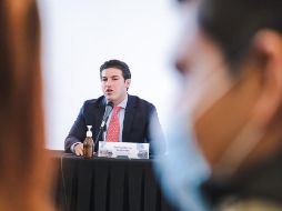 Samuel García está de visita en Jalisco para participar en talleres sobre el modelo de coordinación metropolitana de Guadalajara en temas como seguridad y movilidad. ESPECIAL / Gobierno de Jalisco