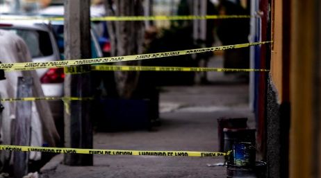 La ambulancia, abandonada e incendiada, fue localizada en el municipio de Valparaíso. NTX/ARCHIVO