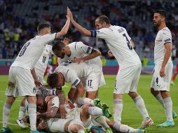 La Selección de Italia será la rival de España en las semifinales de la Eurocopa tras ganar este viernes en el Allianz Arena de Múnich (Alemania) a la de Bélgica por 1-2. EFE / M. Schrader