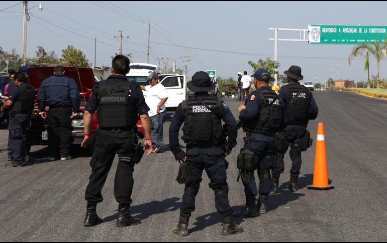 El grupo criminal huyó tras varios minutos de enfrentamiento sin que hubiera detenidos. AFP/ARCHIVO